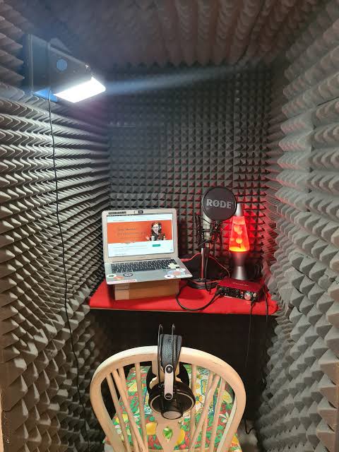 In the studio